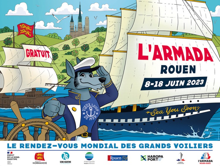 Постер «L’ Armada Rouen 2023»